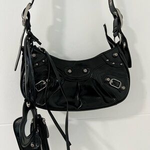 Black Women's Crossbody Y2K Waterproof Bag